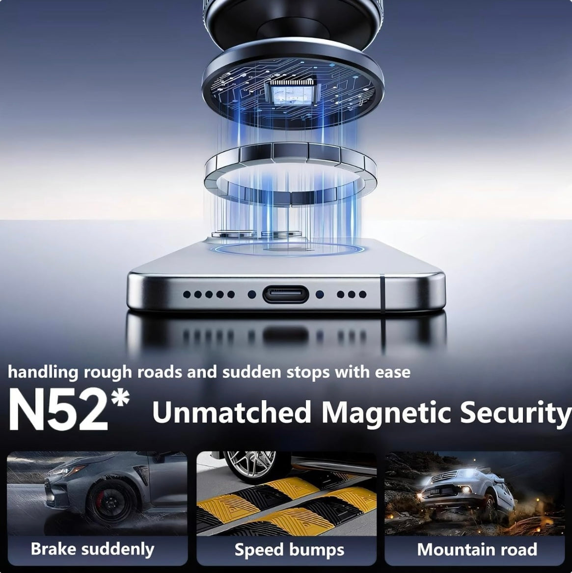 MagSnap™ 360° Foldable Magnetic Phone Holder & Stand