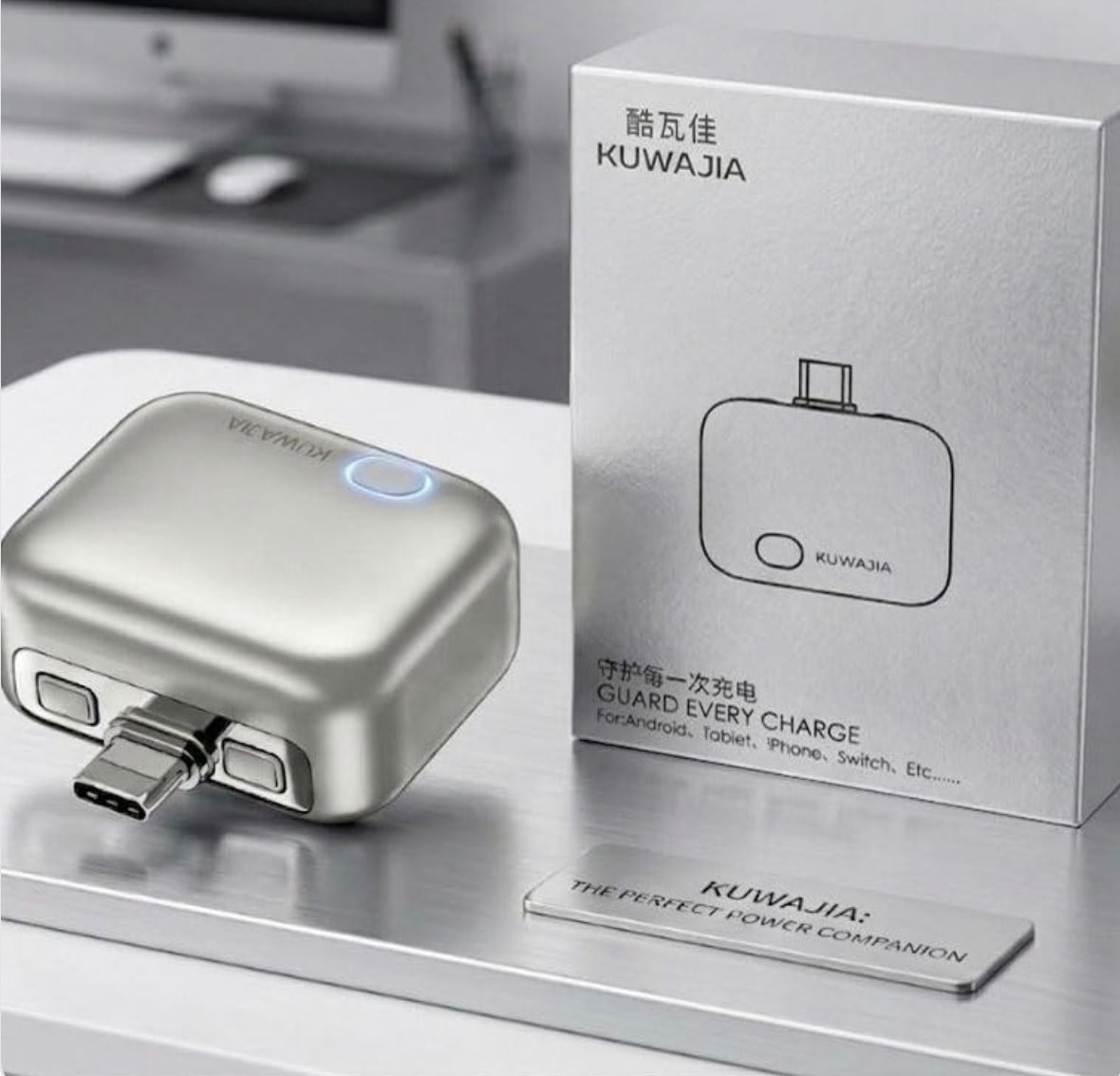 Smart Auto Cut-Off USB-C Charging Adapter for Phones, Tablets & Laptops