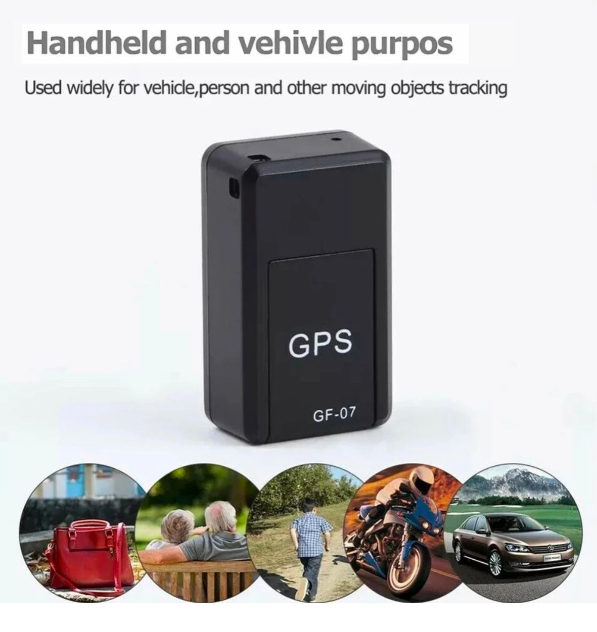 GF-07 Mini GPS Tracker for Cars, Bikes & Personal Safety