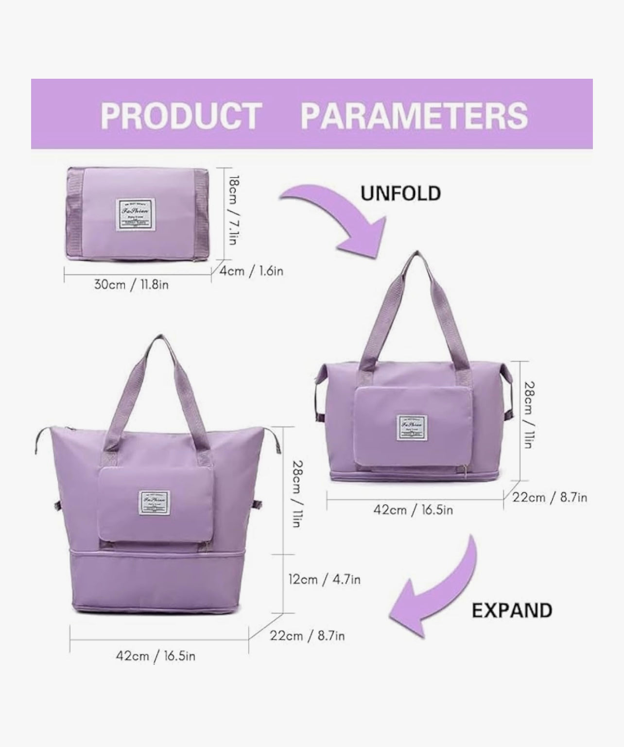 Air Travel Bag | Large Capacity Travel Tote