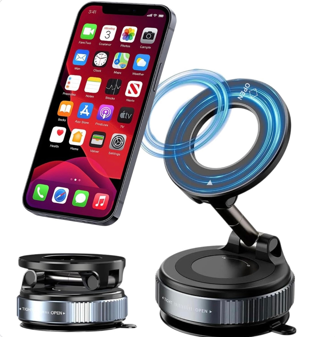 MagSnap™ 360° Foldable Magnetic Phone Holder & Stand