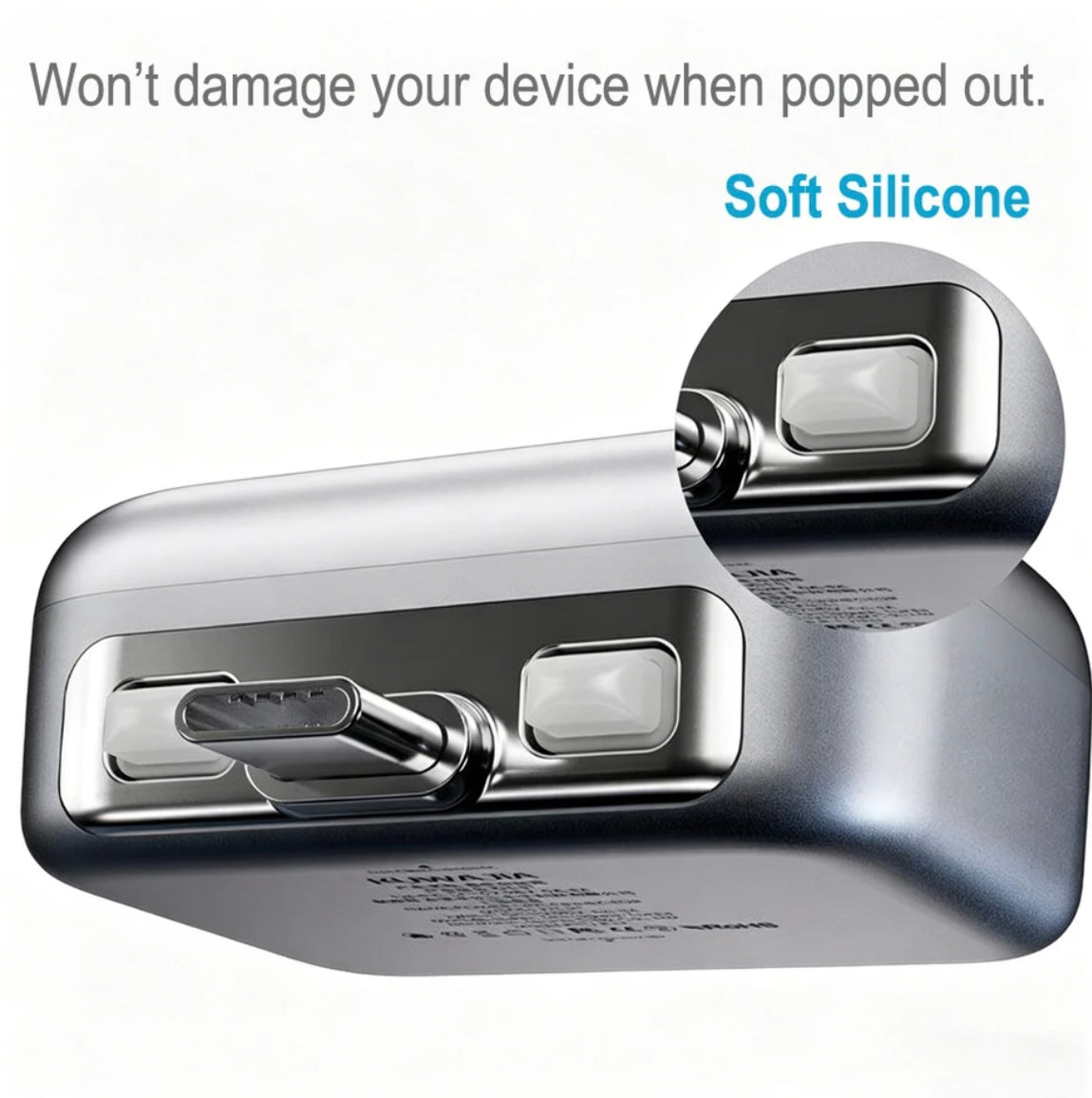 Smart Auto Cut-Off USB-C Charging Adapter for Phones, Tablets & Laptops