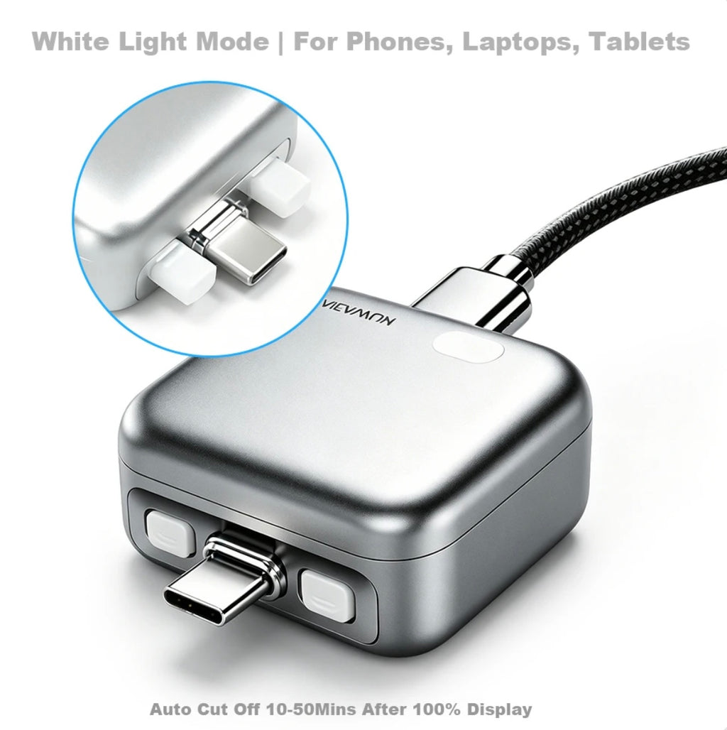 Smart Auto Cut-Off USB-C Charging Adapter for Phones, Tablets & Laptops